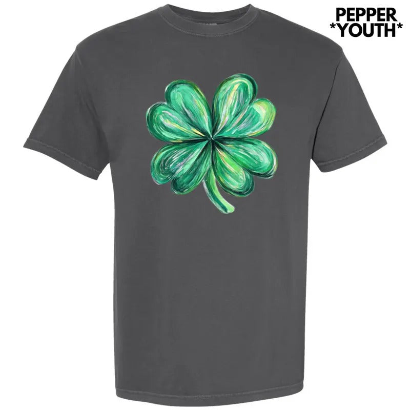 *** St. Patrick's Day Shamrock Comfort Colors T-Shirt (Youth) Hoodie, Sweatshirt | PrintMintTees.com