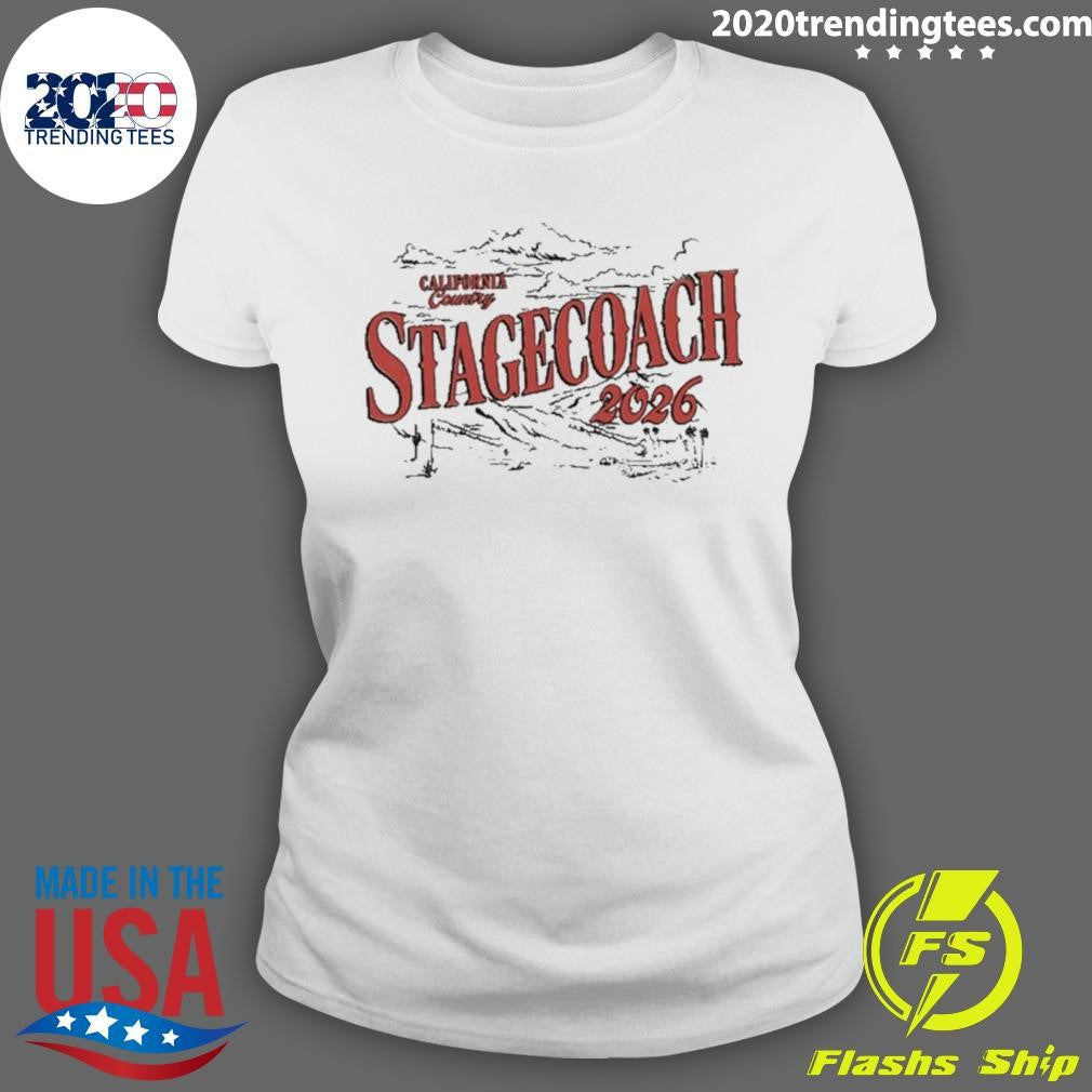 Stagecoach California Country 2026 Lineup Tee Shirt