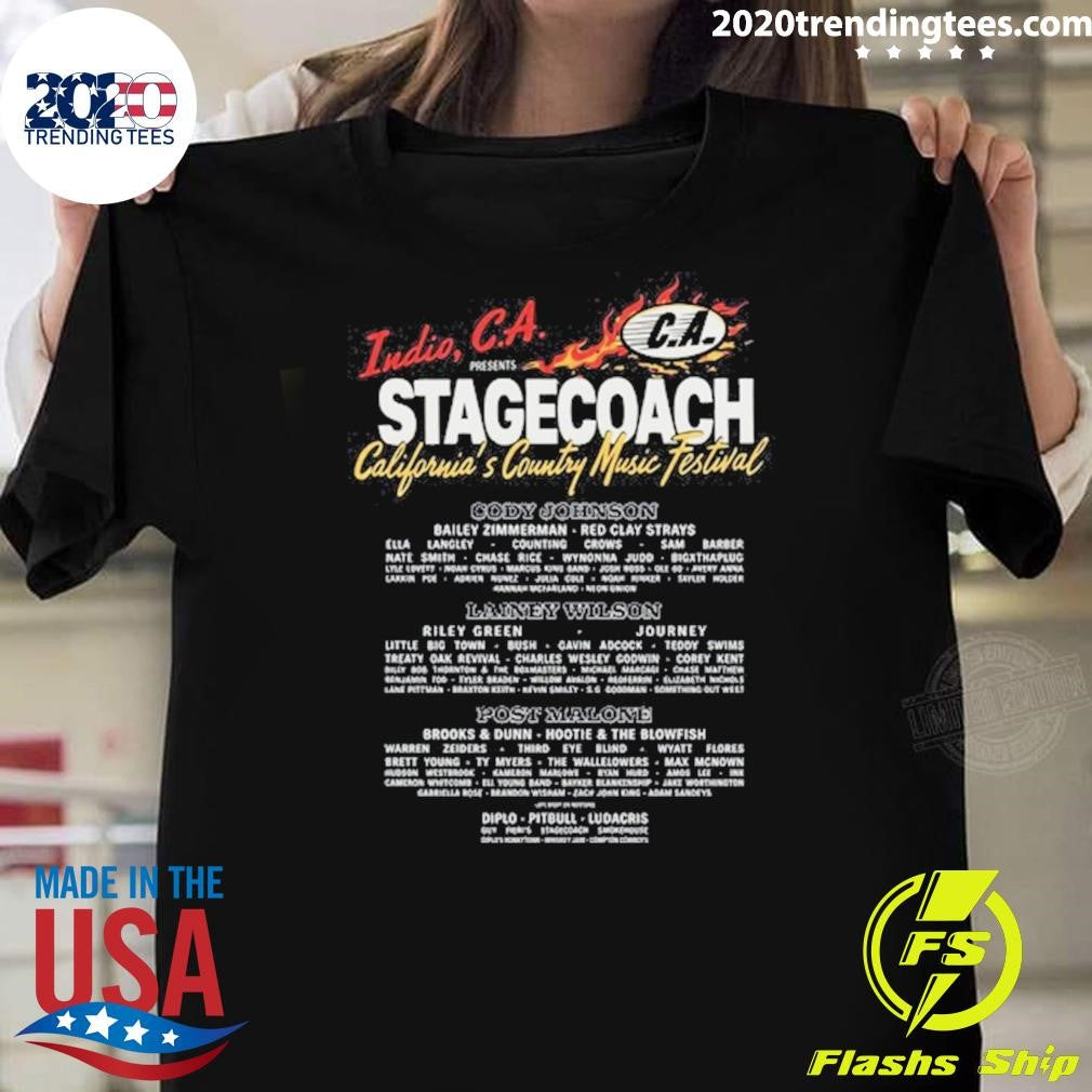 Stagecoach California’s Country Music Festival 2026 Racing Team Tee Shirt
