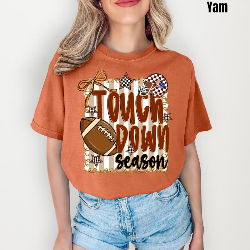 Star Touchdown Season Comfort Colors T-Shirt 'NLB' Hoodie, Sweatshirt | PrintMintTees.com