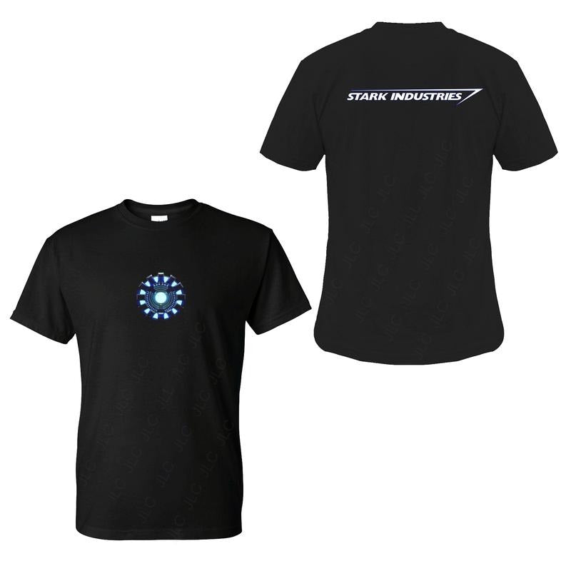 Stark Industries Arc Reactor Superhero Halloween T-Shirt Hoodie Sweatshirt | PrintMintTees.com