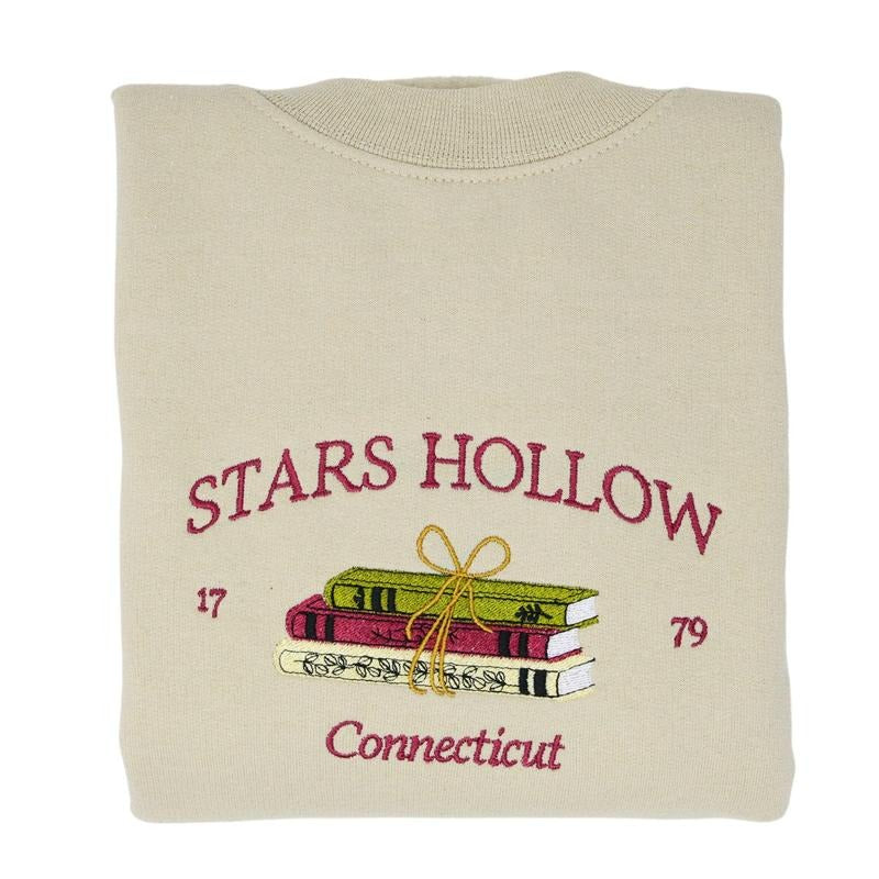 Stars Hollow 1770 Connecticut Embroidered Sweatshirt T-Shirts, Hoodie | PrintMintTees.com