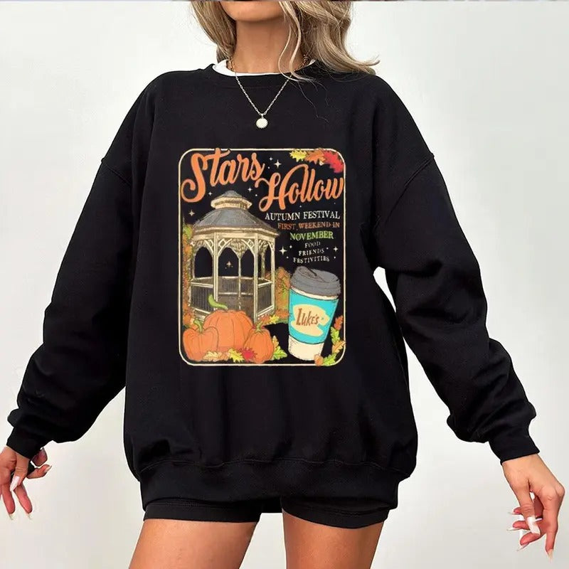 Stars Hollow Connecticut 1779 sweatshirt, Gilmore Girls sweatshirt, Fall Stars Hollow sweatshirt, Fall Sweatshirt, Autumn...