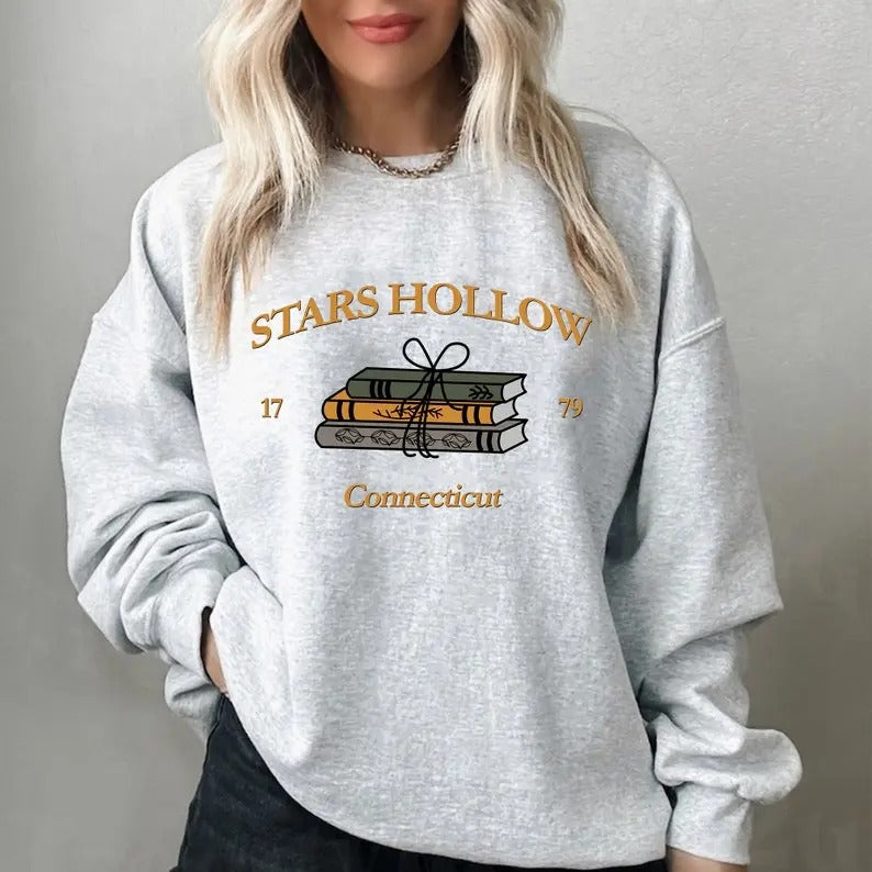 Stars Hollow Connecticut sweatshirt, Connecticut Book sweatshirt, Stars Hollow Book Shirt Hoodie | PrintMintTees.com