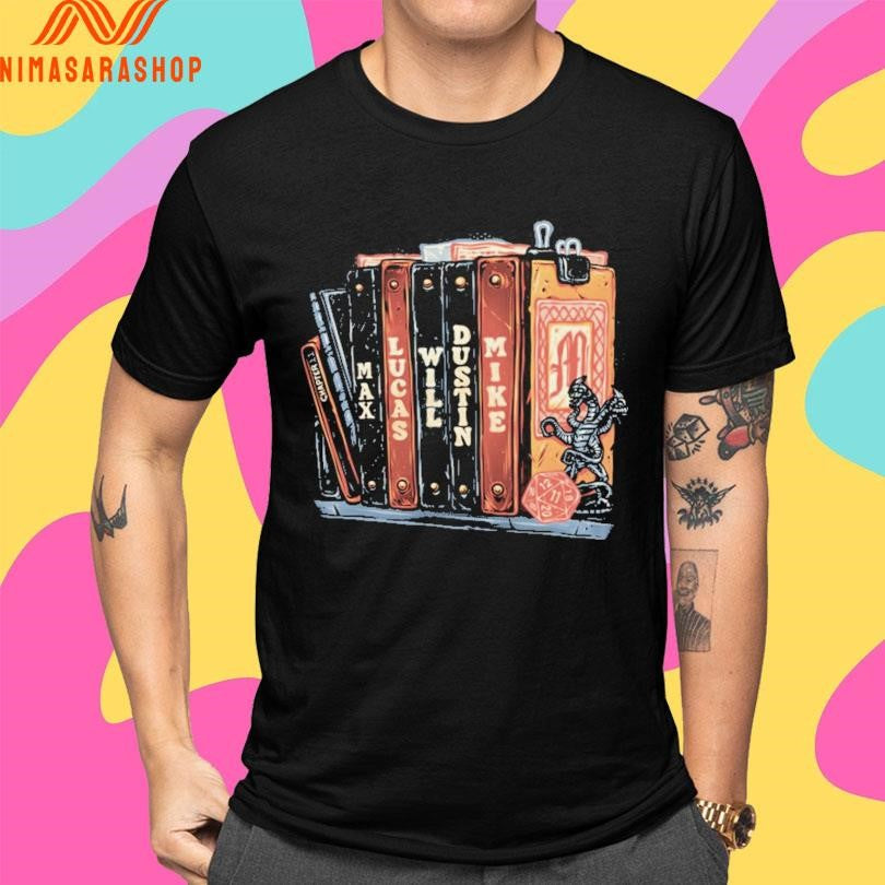 Start Of A New Chapter Book Max Lucas Will Dustin Mike Shirts