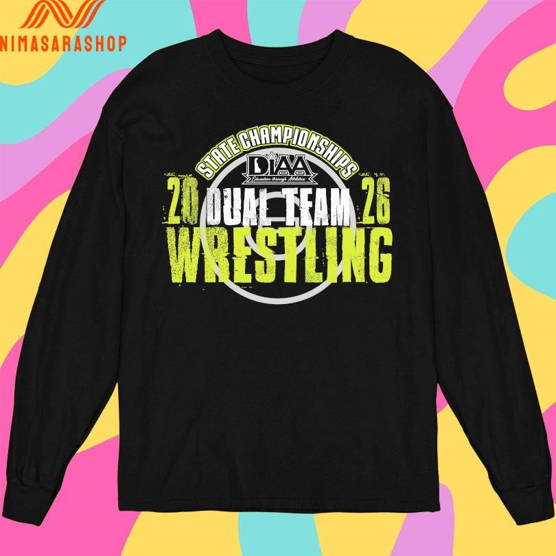 State Championships 2026 DIAA Dual Team Wrestling Shirts