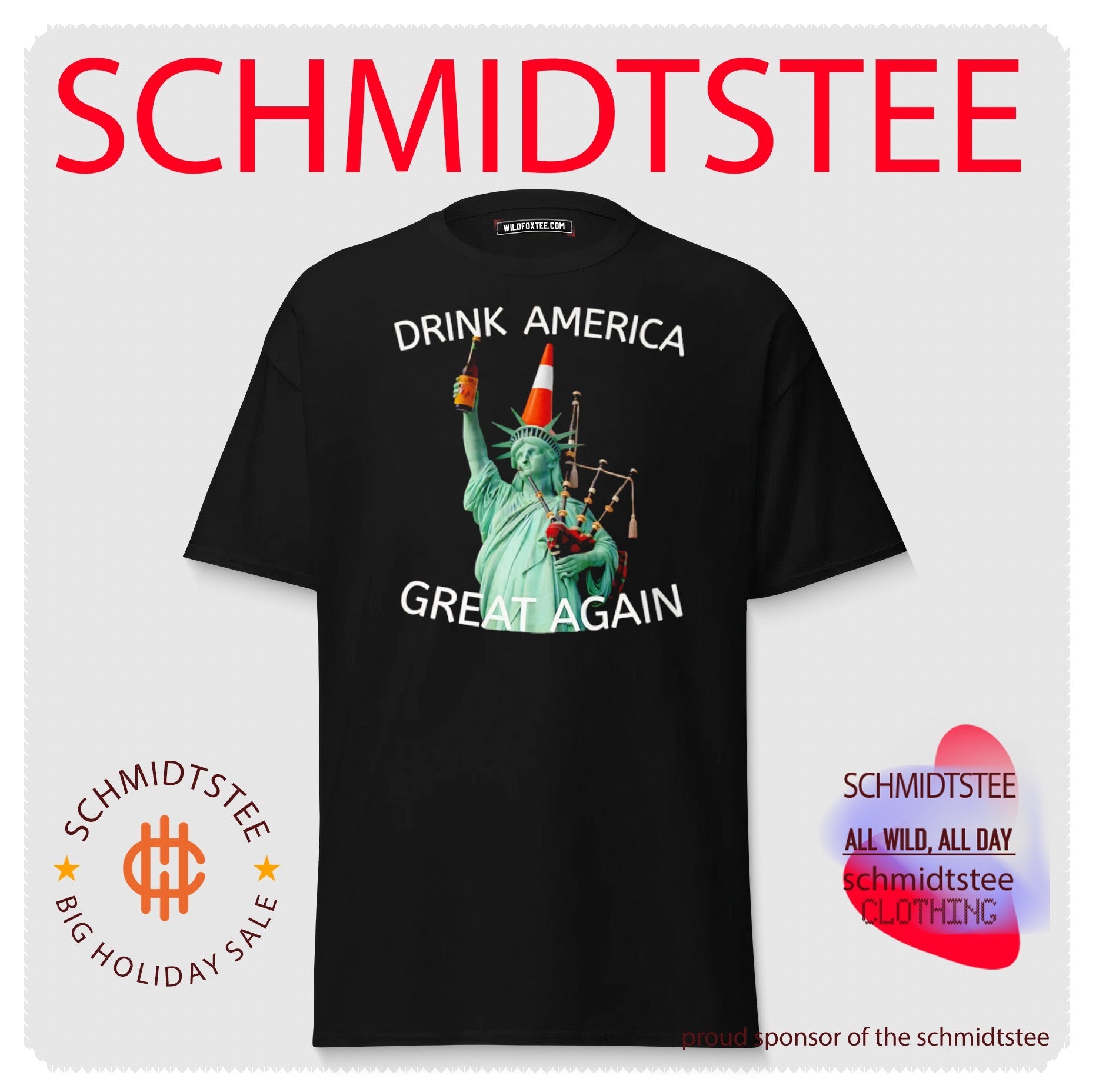 Statue Of Liberty Drink America Great Again shirt
