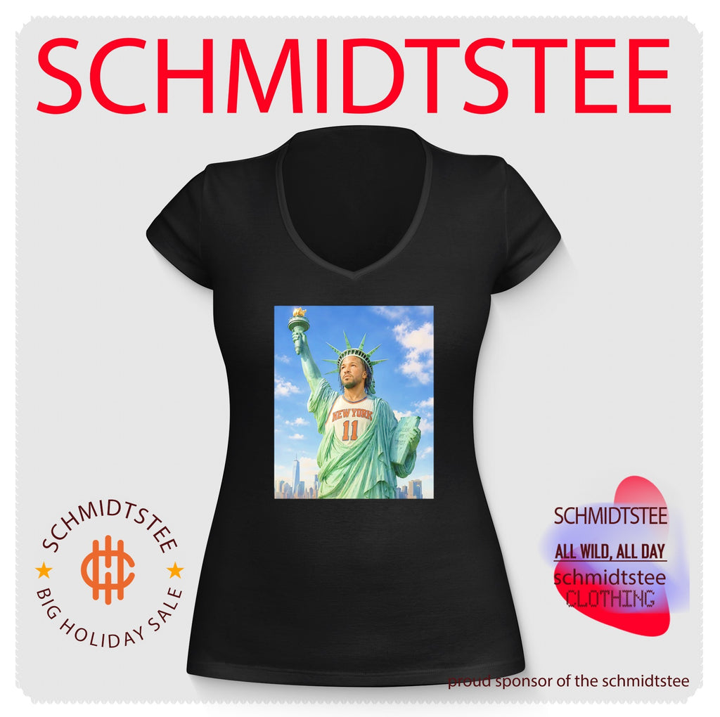 Statue of Liberty but that’s Jalen Brunson shirt