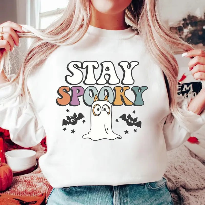Stay Spooky Cute Dog Halloween Shirt Funny Cute Dog Halloween Shirt Halloween Vibes Shirt Cute Dog And Friends Shirt Dog...