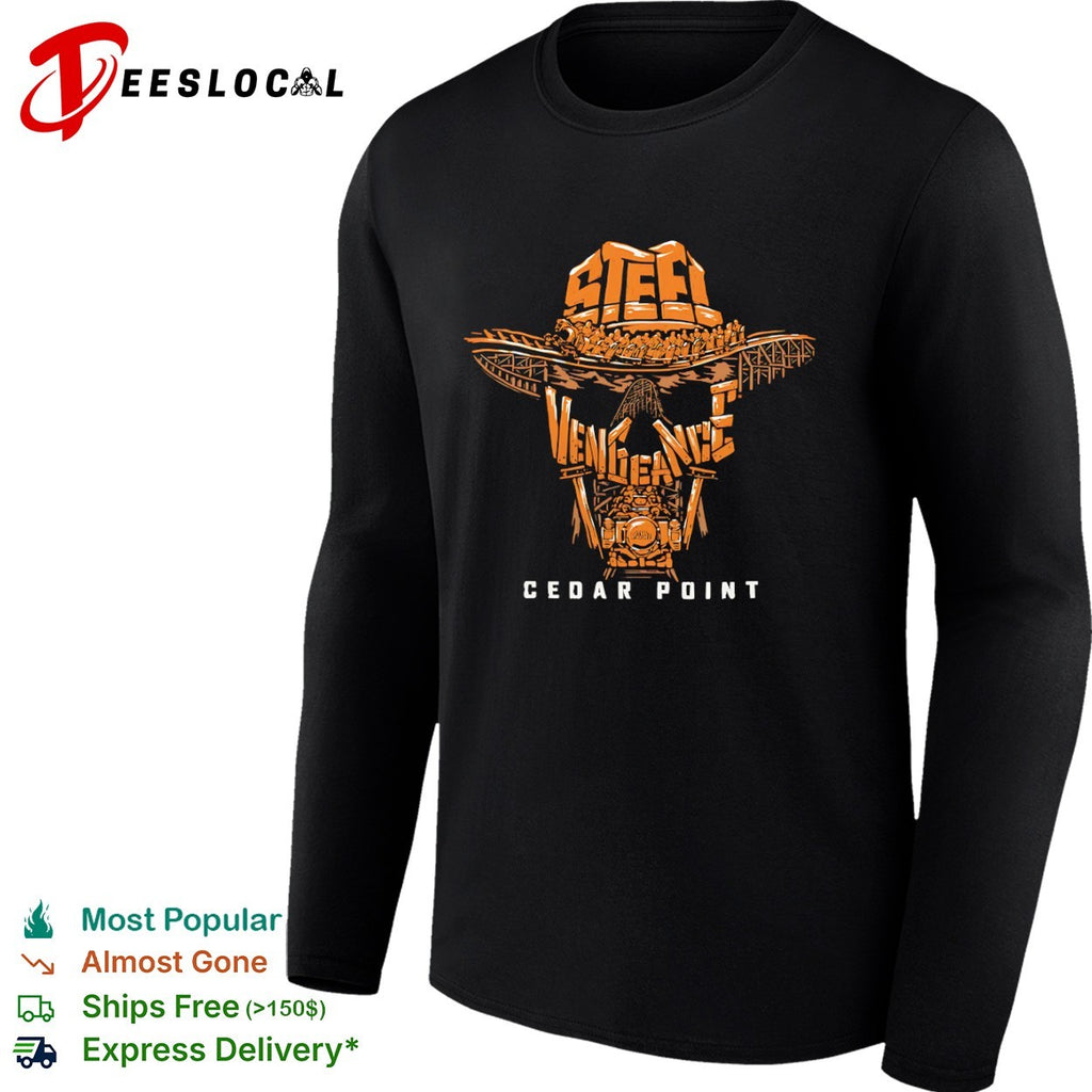 Steel Vengeance Cedar Point Roller Coaster Ride Theme Park Attraction shirt