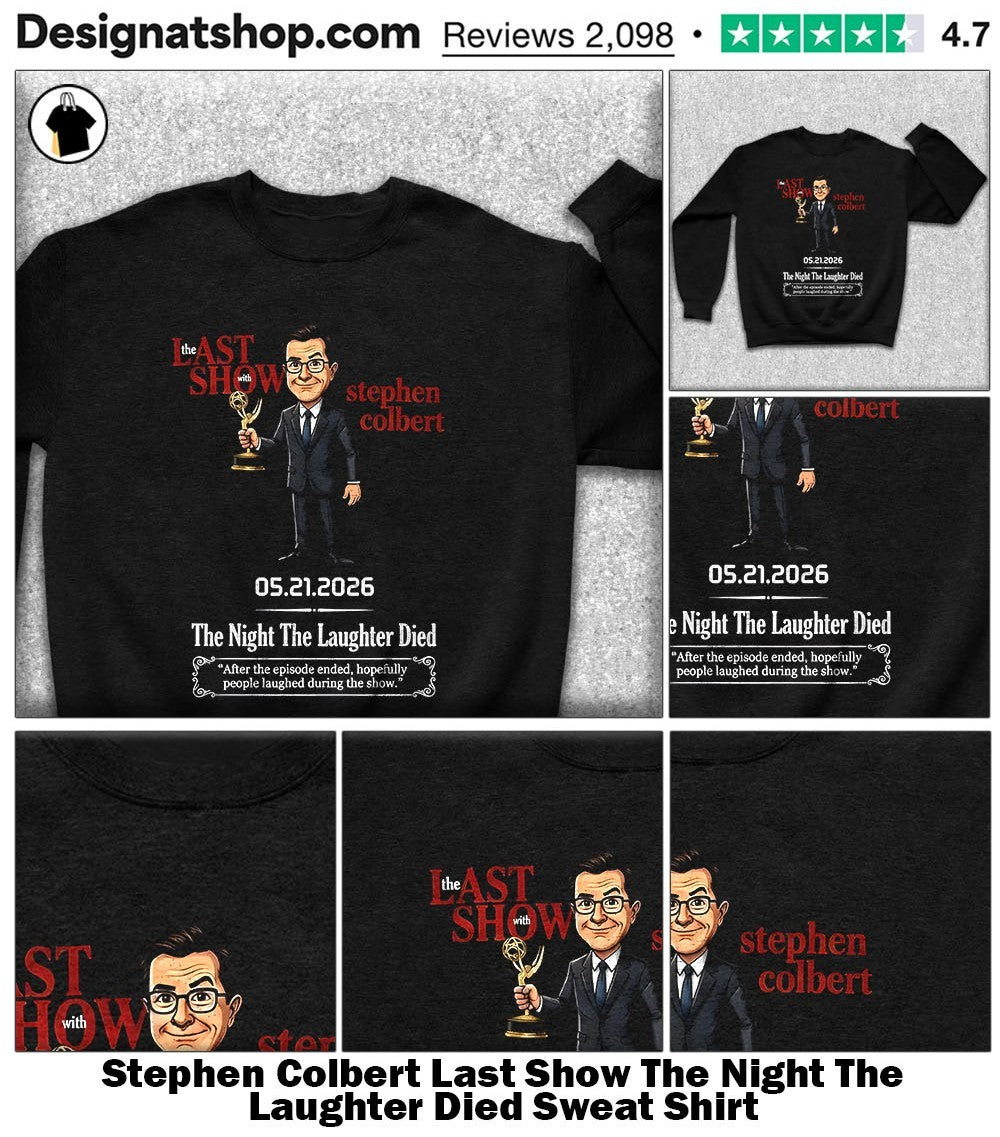 Stephen Colbert Last Show The Night The Laughter Died shirt