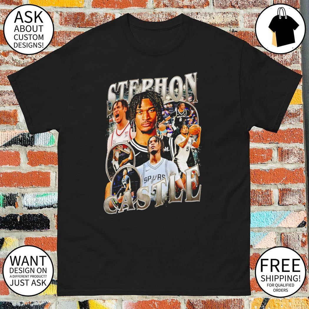 Stephon Castle 5 San Antonio Spurs Basketball NBA graphic shirt