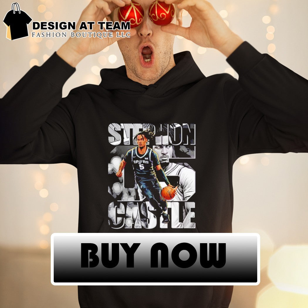 Stephon Castle Comic Image Graphic 05 Spurs shirt