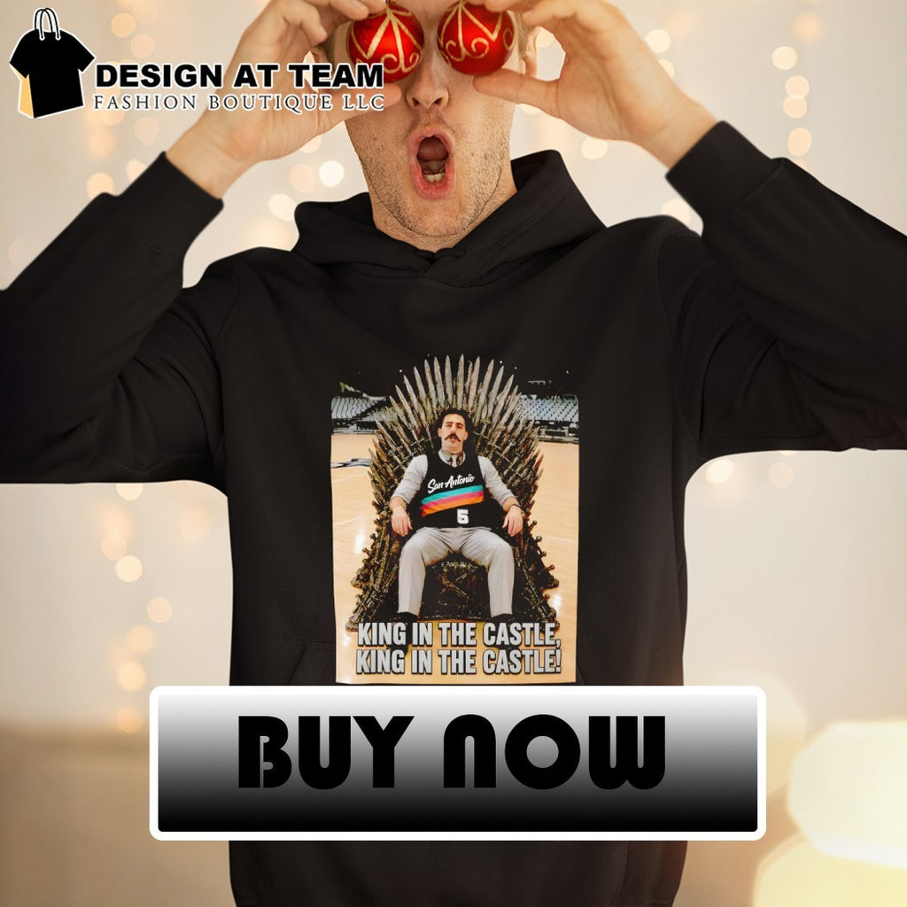 Stephon Castle San Antonio Spurs NBA King in the Castle Basketball 2026 vintage shirt