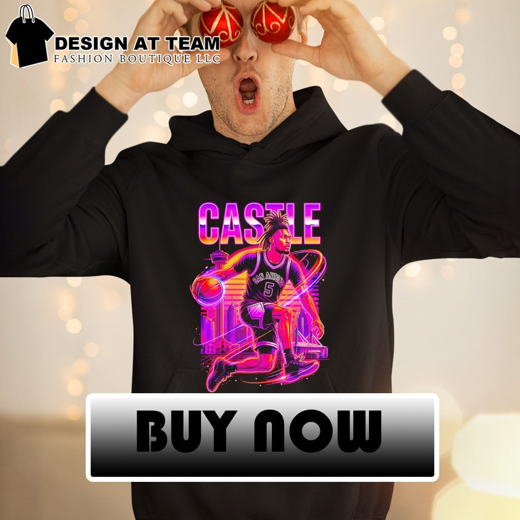 Stephon Castle dunk San Antonio Spurs Basketball NBA vintage shirt