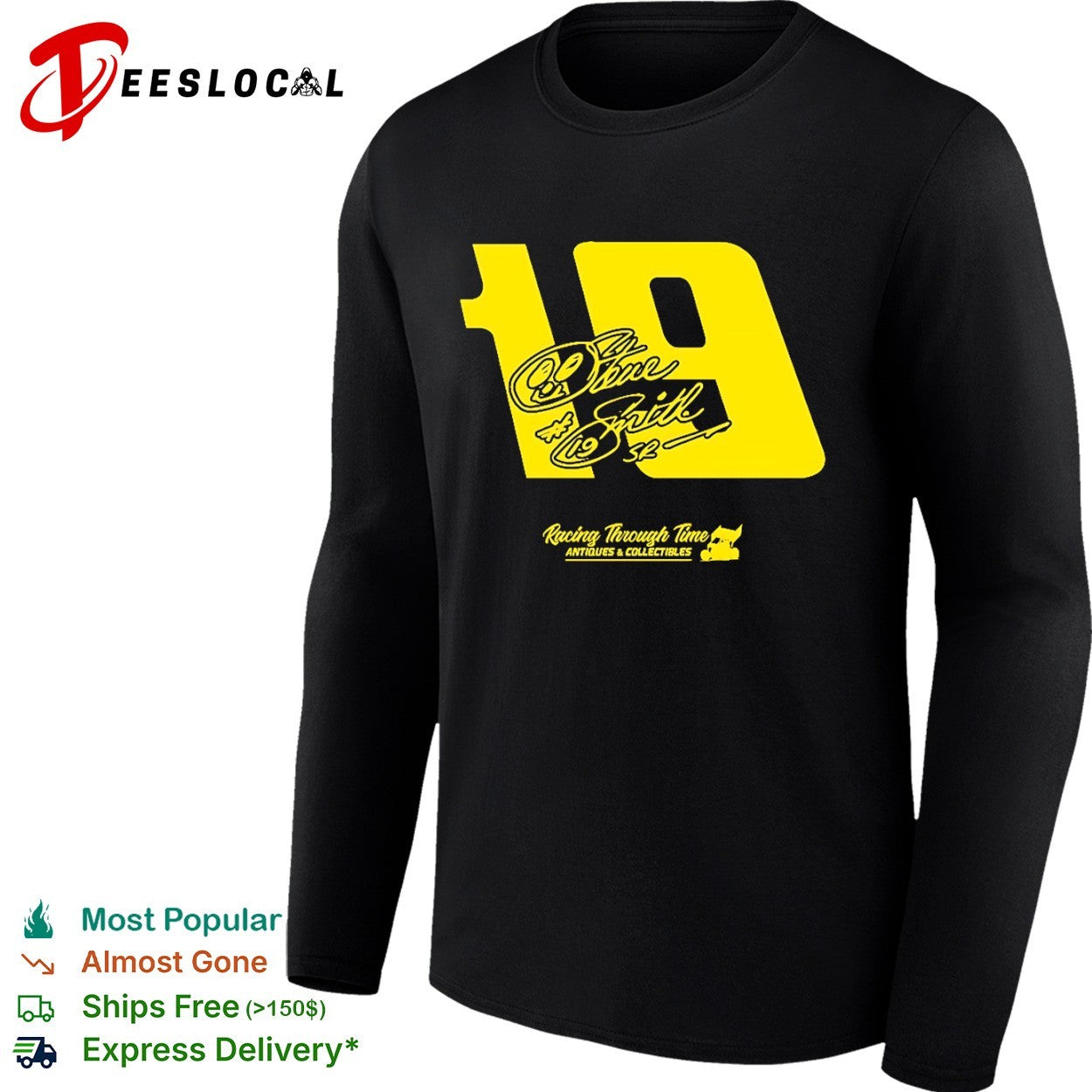 Steve Smith Sr 19 Racing Through Time Antiques Collectibles shirt