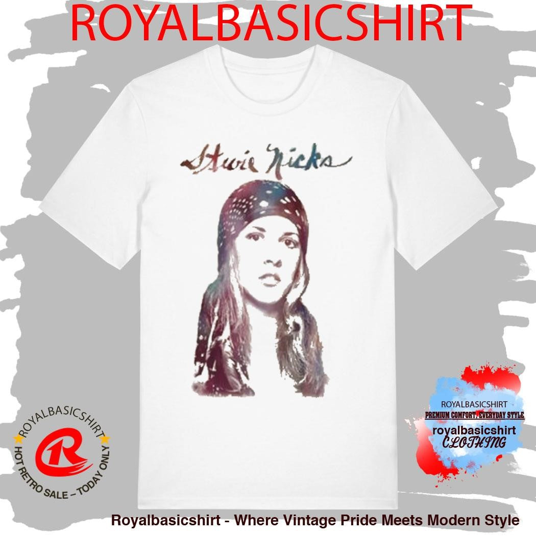 Stevie Nicks Tour 2025 Head Scarf Photo Shirt