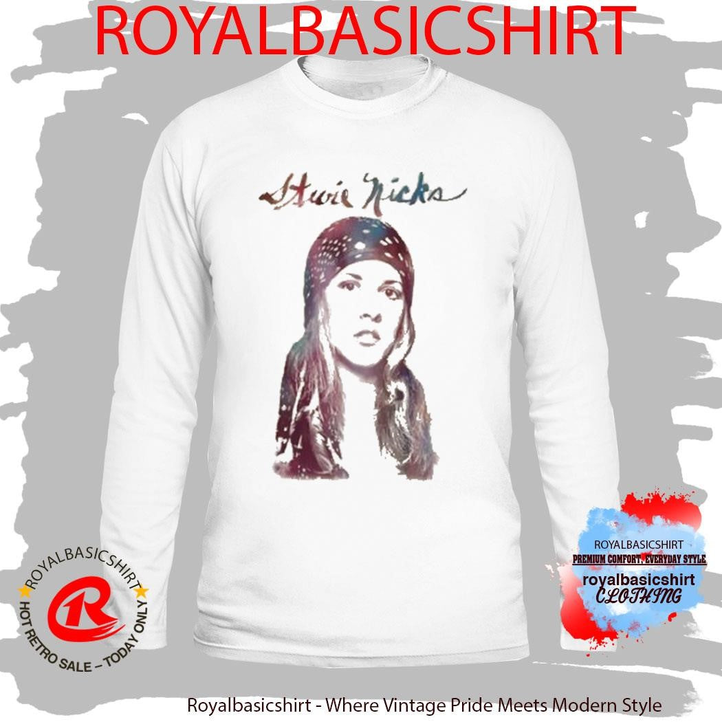Stevie Nicks Tour 2025 Head Scarf Photo Shirt