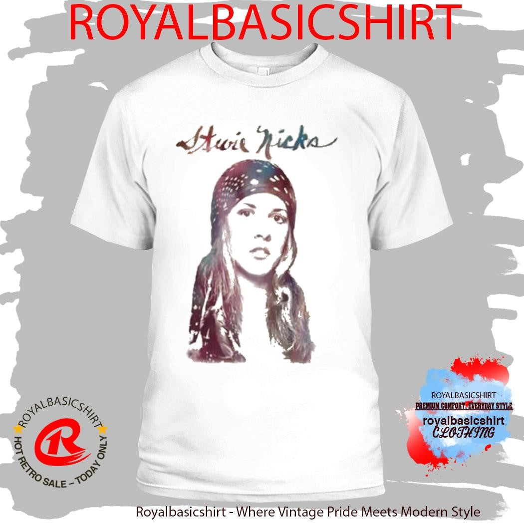 Stevie Nicks Tour 2025 Head Scarf Photo Shirt