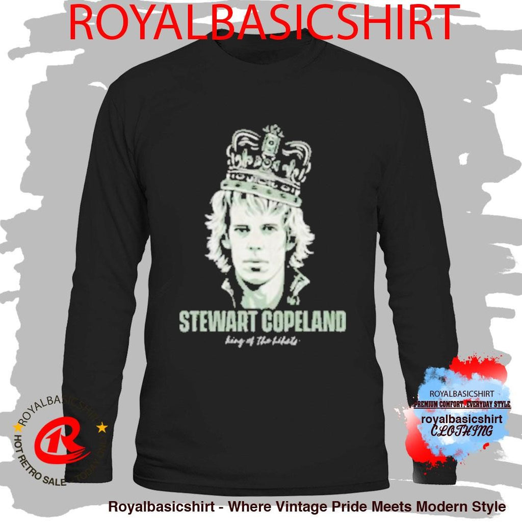 Stewart Copeland King Of The Hi-Hats W. Crown T-Shirt