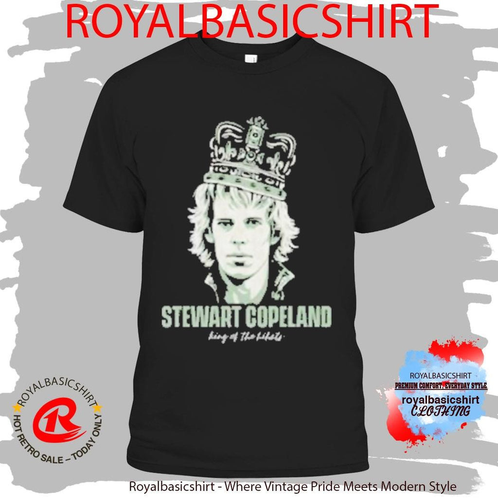 Stewart Copeland King Of The Hi-Hats W. Crown T-Shirt