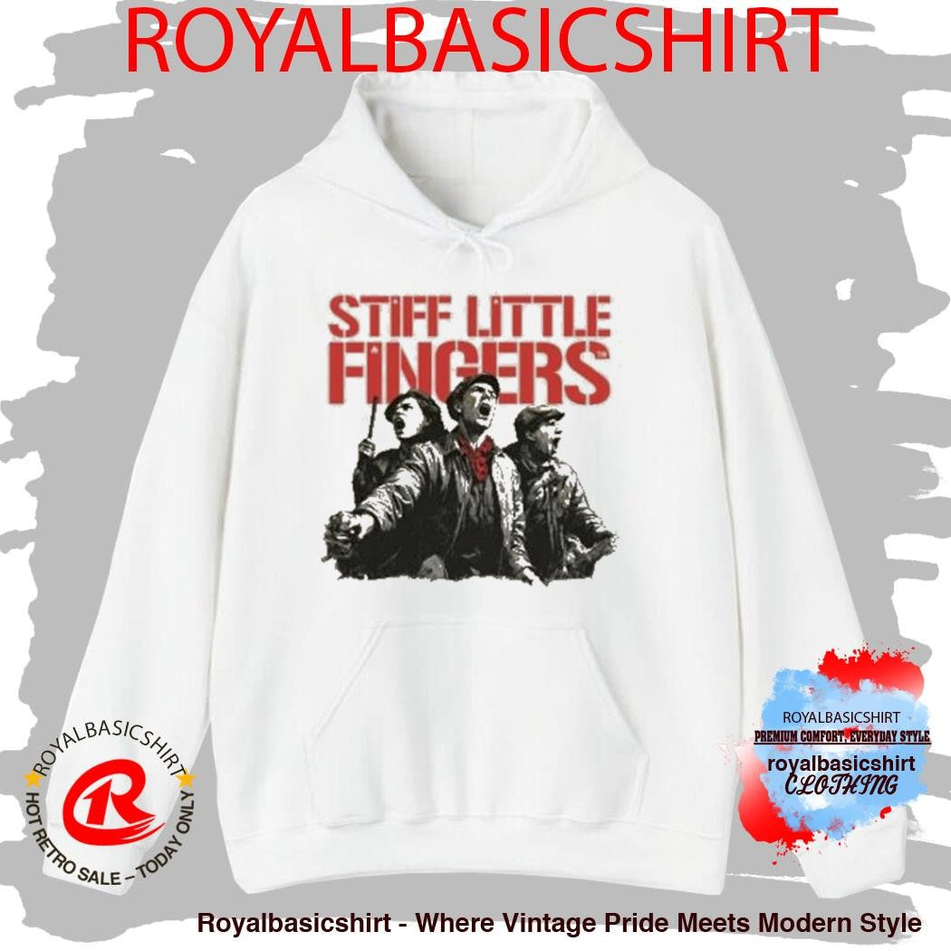 Stiff Little Fingers Raise Your Voice Ecru Tour Sand T-Shirt