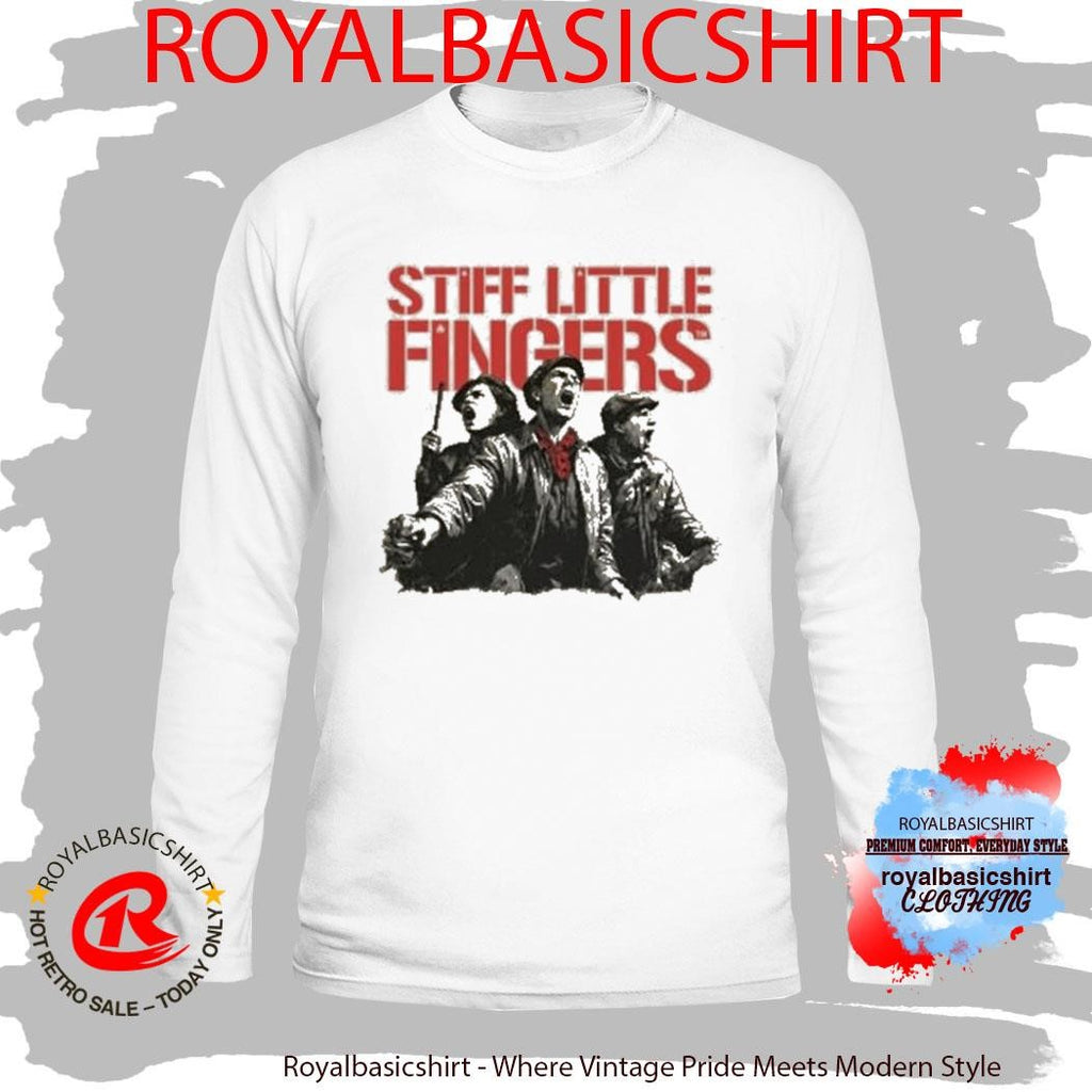 Stiff Little Fingers Raise Your Voice Ecru Tour Sand T-Shirt