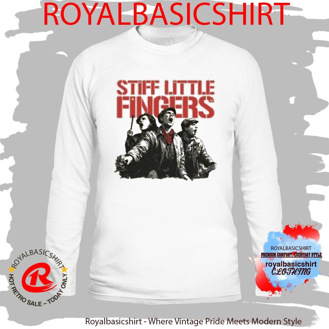 Stiff Little Fingers Raise Your Voice Ecru Tour Sand T-Shirt
