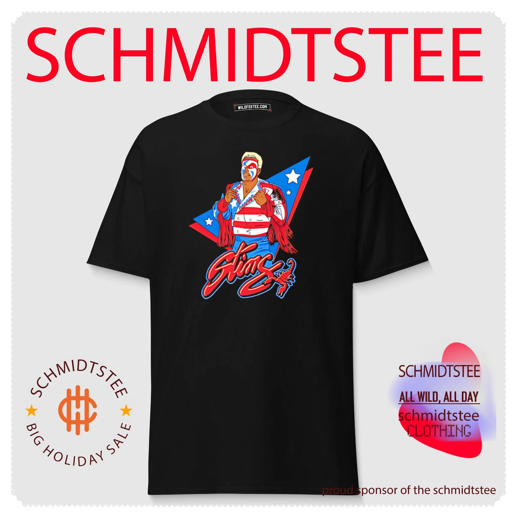 Sting in patriotic jacket USA retro shirt