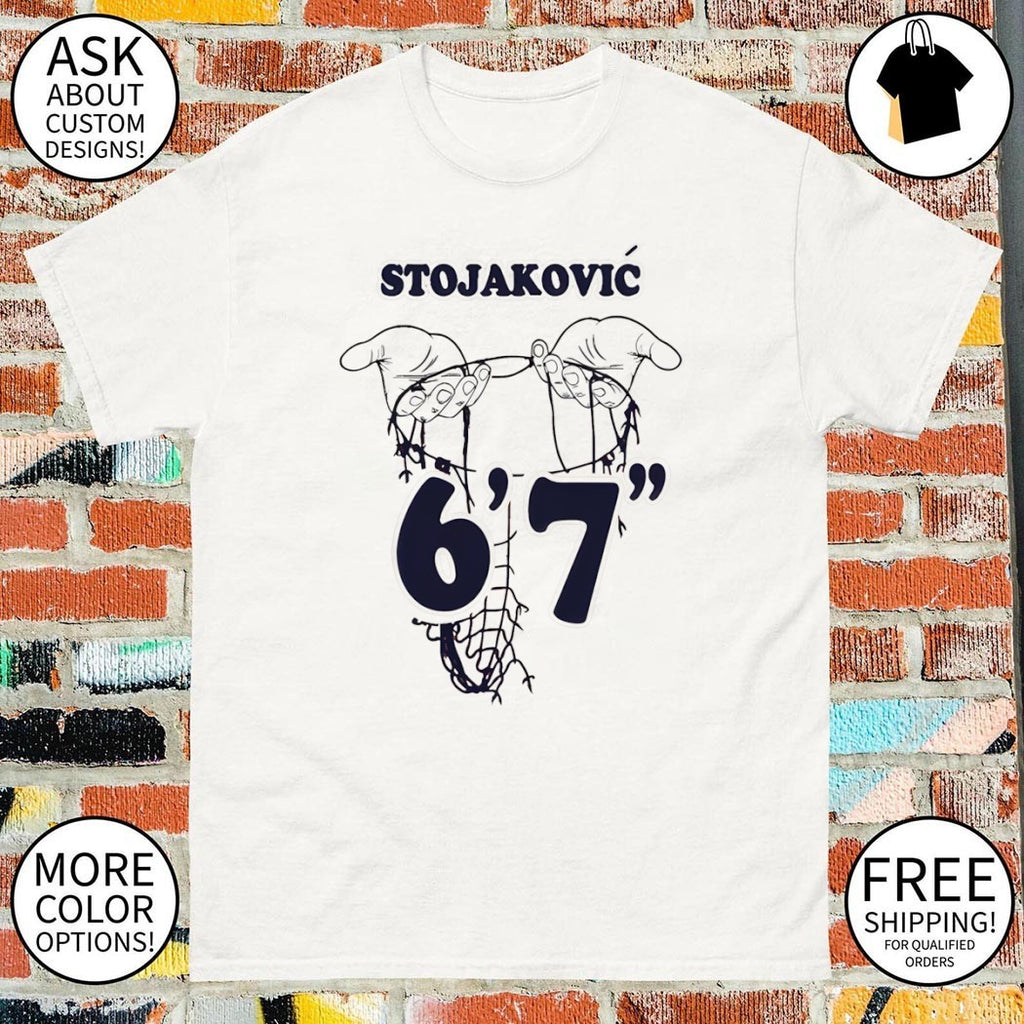 Stojakovic 6’7 Illinois Fighting Illini Basketball NBA 2026 shirt