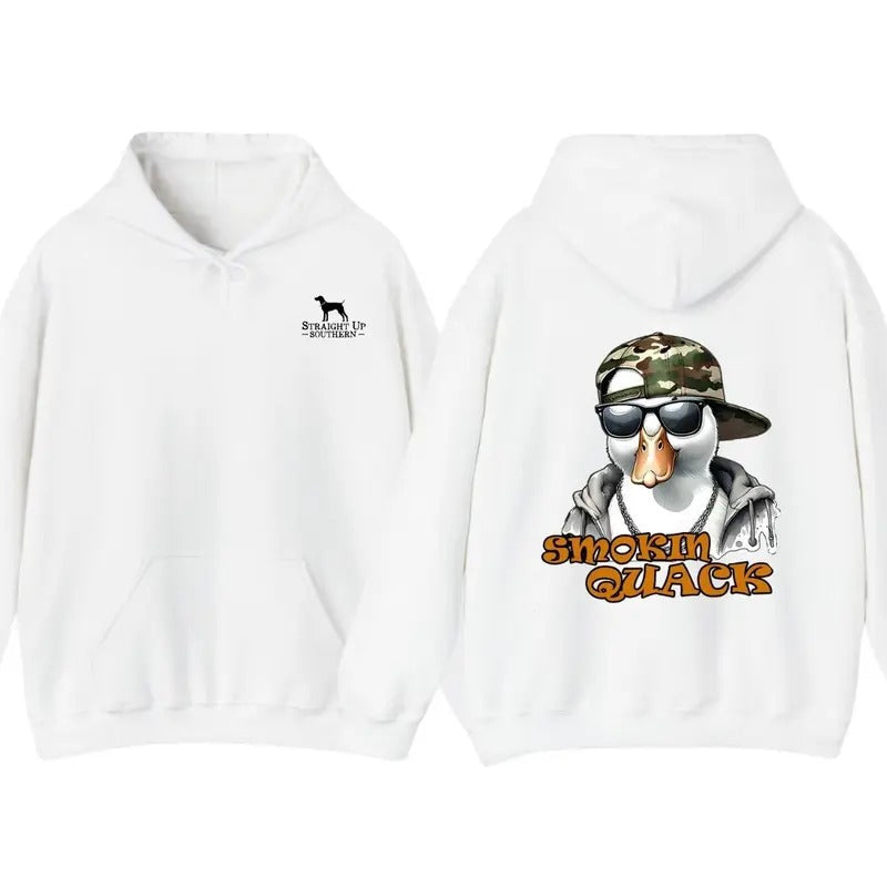 Straight Up Southern Smokin Quack Shirt, Cotton Top Menswear, Short Sleeve Unisex Shirt Hoodie Sweatshirt | PrintMintTees.com