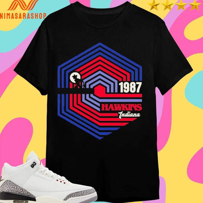 Stranger 1987 Hawkins Indiana Shirts