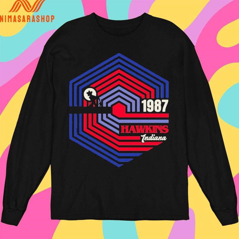 Stranger 1987 Hawkins Indiana Shirts