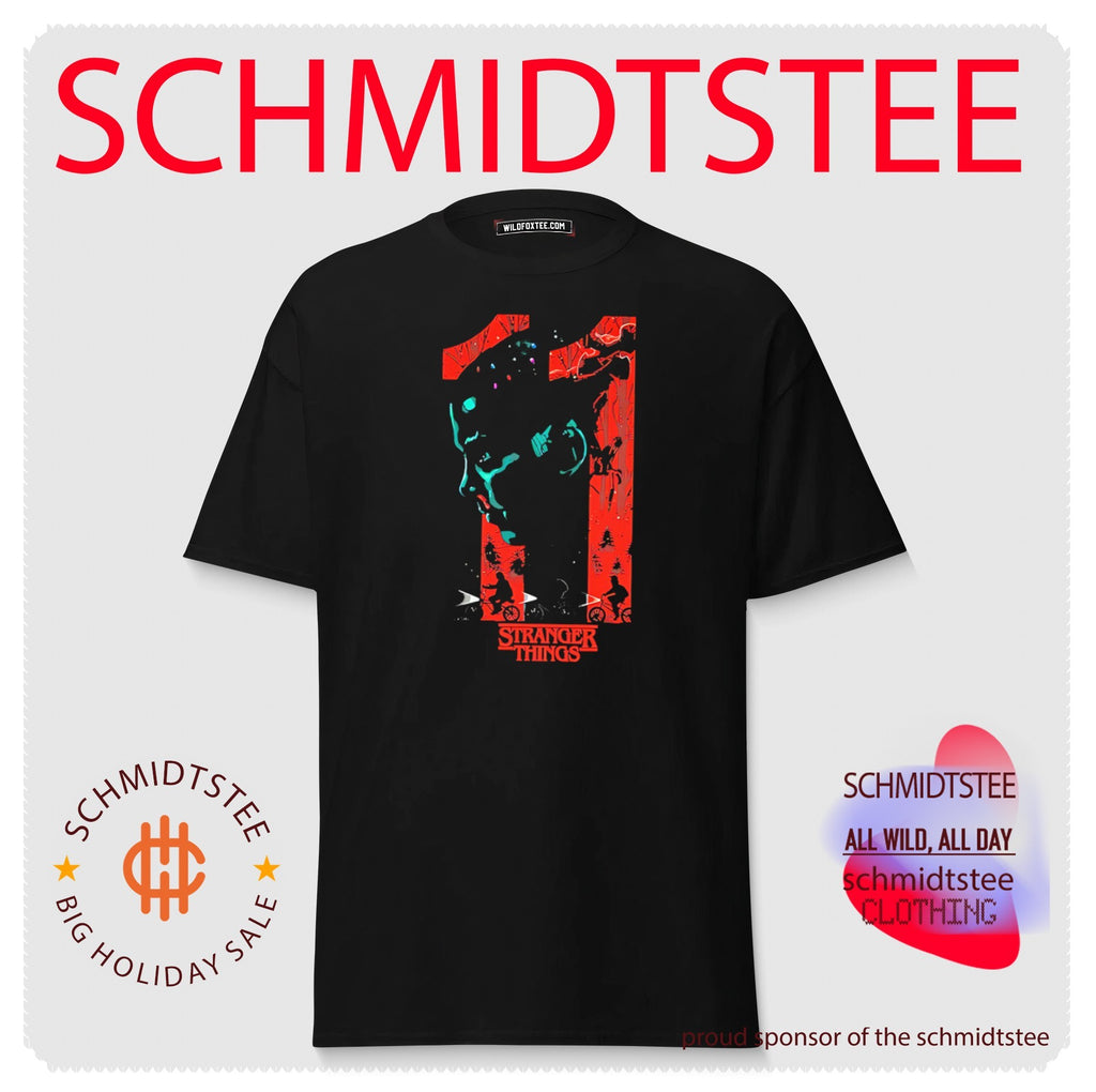 Stranger things number 11 illustrated shirt