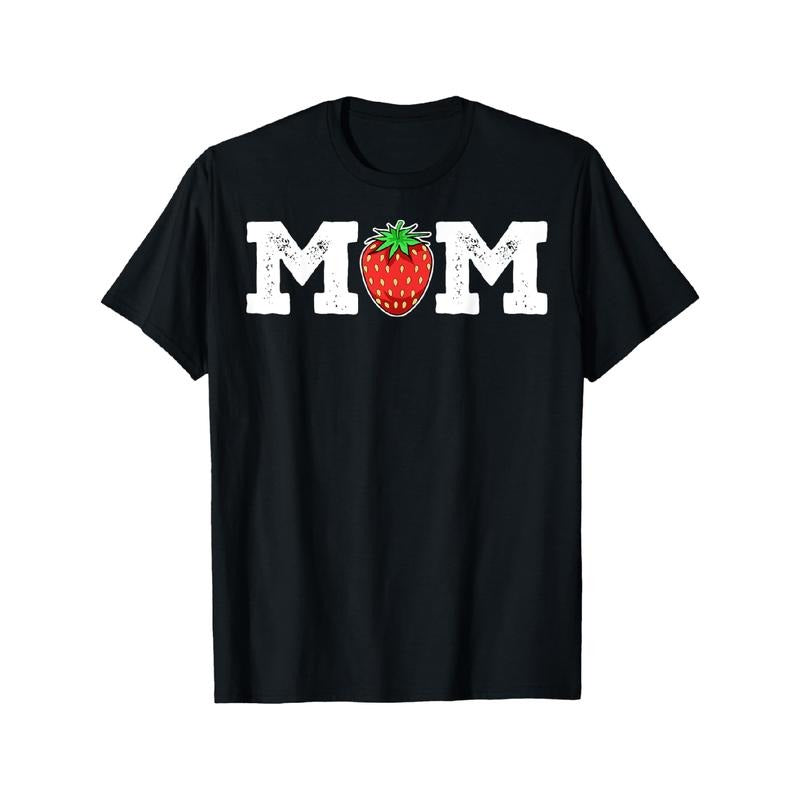 Strawberry Mom Fruit Lover Fruitarian Mother'S Day Berry T-Shirt made in usa Hoodie Sweatshirt | PrintMintTees.com
