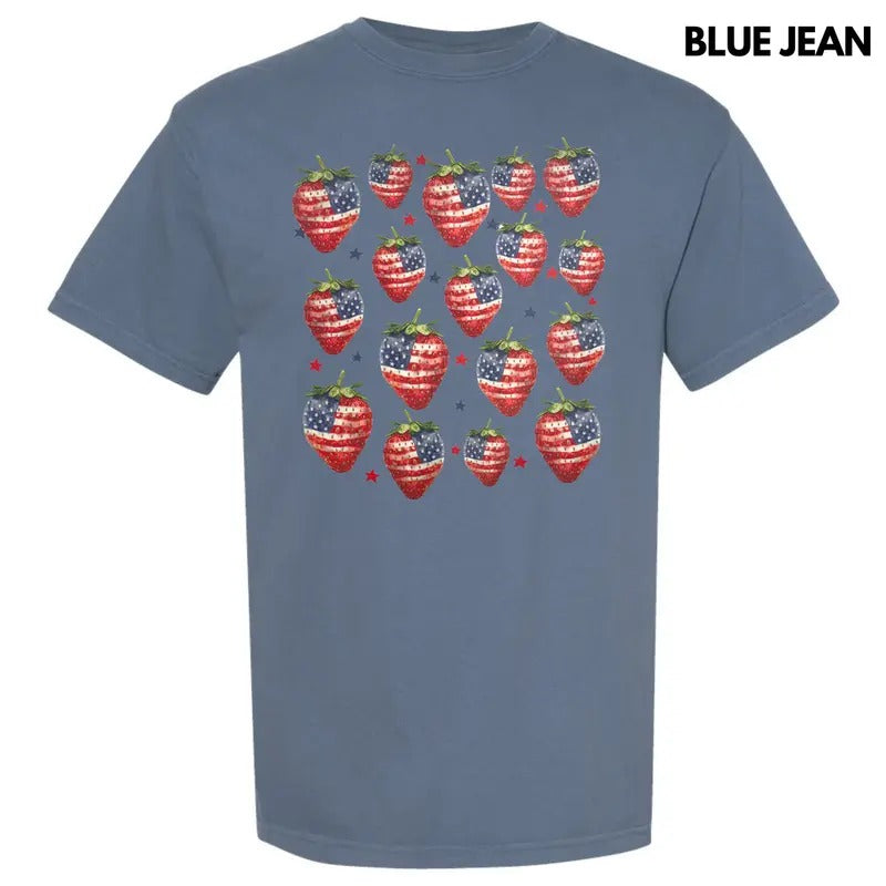 Strawberry USA Comfort Colors Shirt Hoodie Sweatshirt