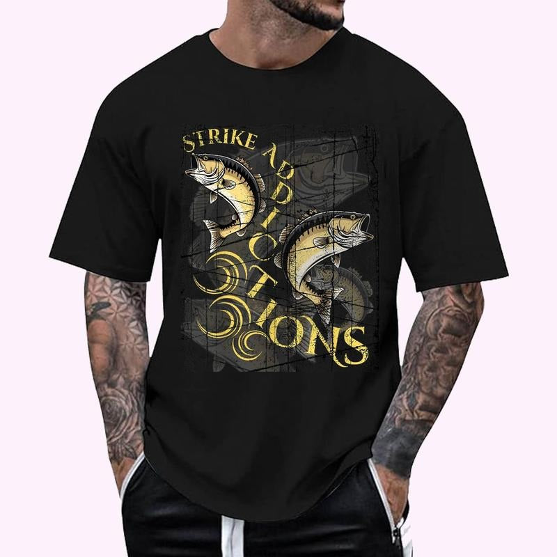 Strike Addictions Fishing Dreams Cotton Top Menswear T-Shirts, Hoodie, Sweatshirt