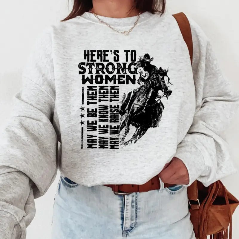 Strong Cowgirl Outfits Western Western Tops Western Tops Rodeo Outfits Shirt T-Shirts, Hoodie, Sweatshirt