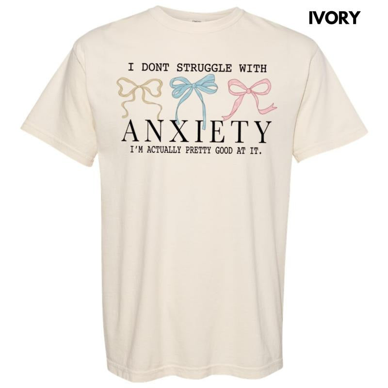 Struggle With Anxiety Comfort Colors T-Shirt Hoodie, Sweatshirt | PrintMintTees.com