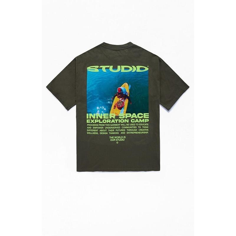 Studio by Supervsn Men's Paddle T-Shirt Hoodie Sweatshirt | PrintMintTees.com