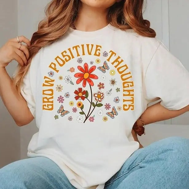 Stylish TShirt Collection Featuring Positive Thoughts Kindness Shirt Hoodie Sweatshirt | PrintMintTees.com