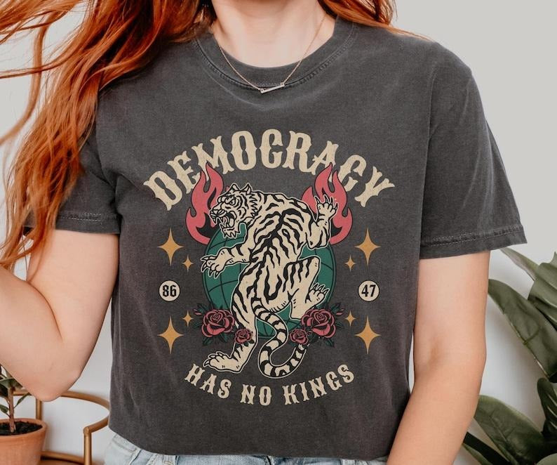 Subtle 8647 Anti Trump Tshirt, No Kings in America Subtle FDT Tee, Anti Billionaire Oligarchy Resist Revolution Shirt,...