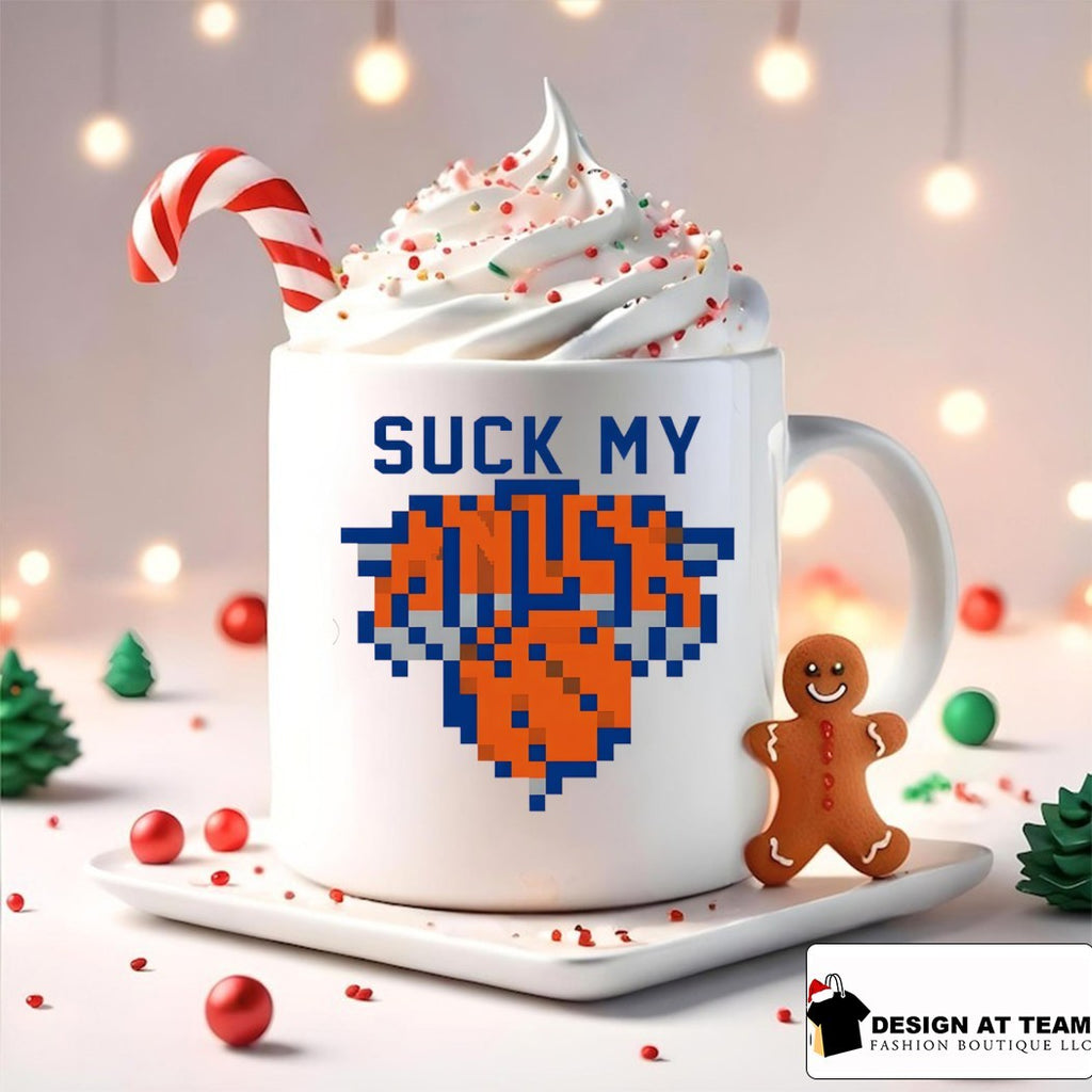 Suck my Knick pixel Knicks basketball shirt