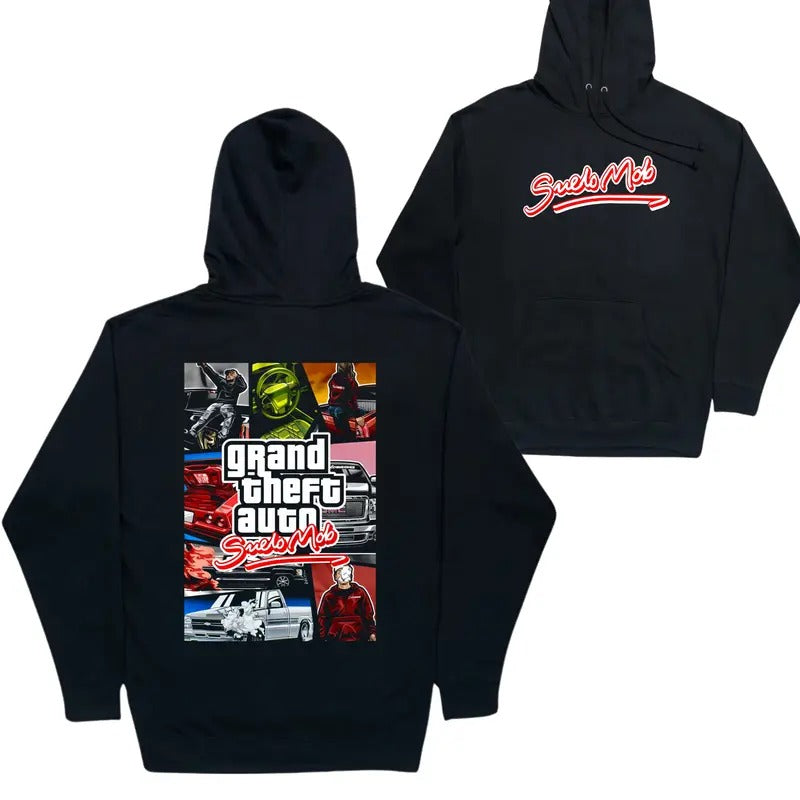 SueloMob GTA Hoodie, GTA Shirt, Gaming and Pickup Truck Hoodie, Men's Car Lover Hoodie, Automotive Graphic for Car...