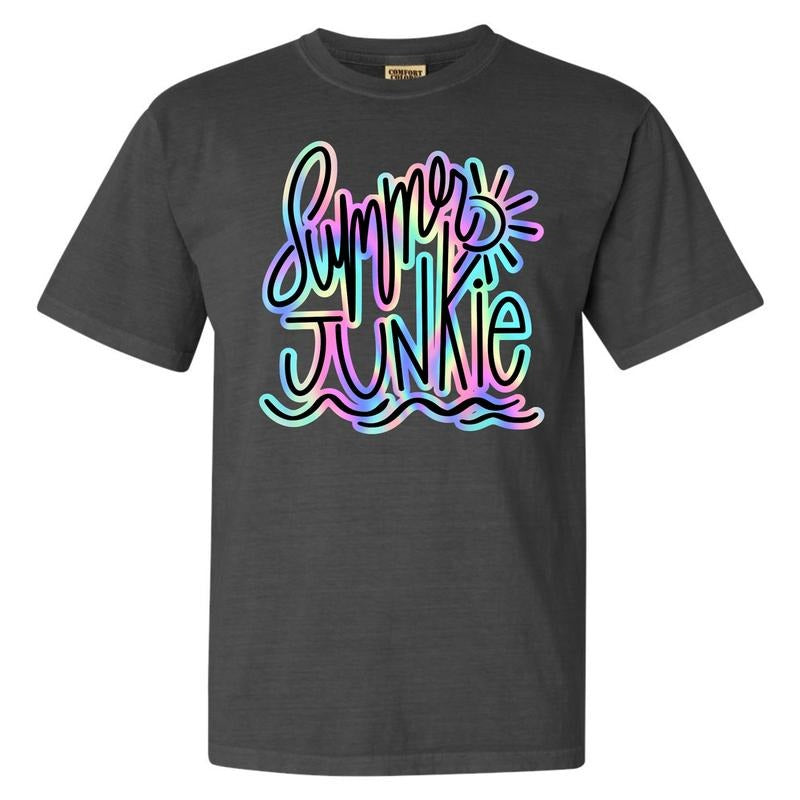 Summer Junkie Comfort Colors T-Shirt 'NLB' Hoodie Sweatshirt | PrintMintTees.com