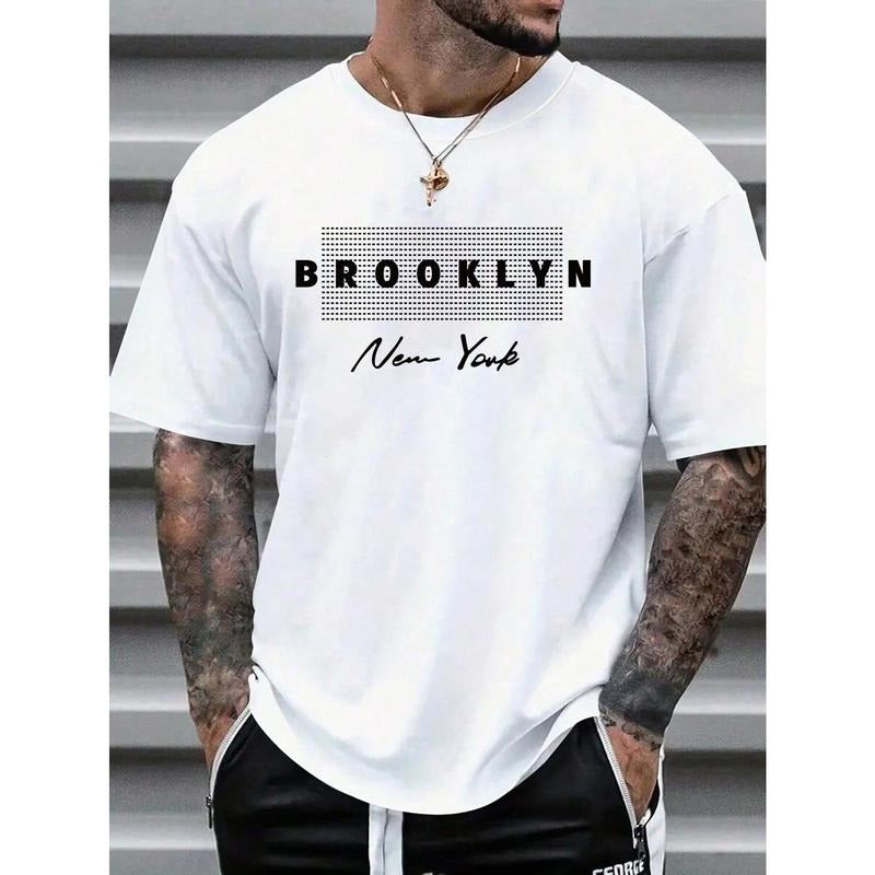 Men's Plus Size Casual Basic Short Sleeve T-Shirt For Spring/Summer Made in USA Hoodie Sweatshirt | PrintMintTees.com
