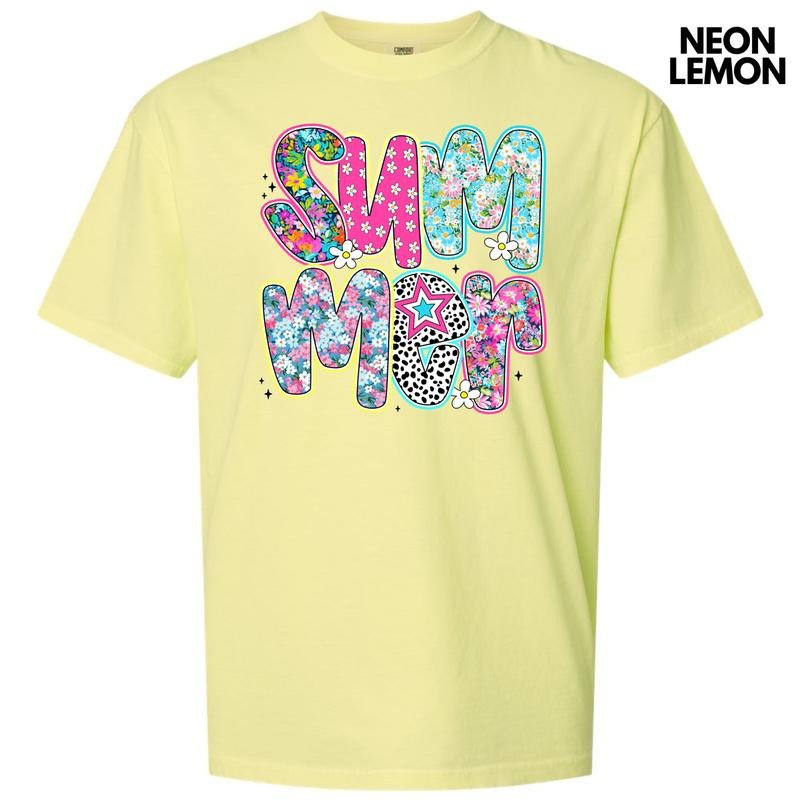Summer Patterns Comfort Colors T-Shirt 'NLB' Hoodie, Sweatshirt | PrintMintTees.com
