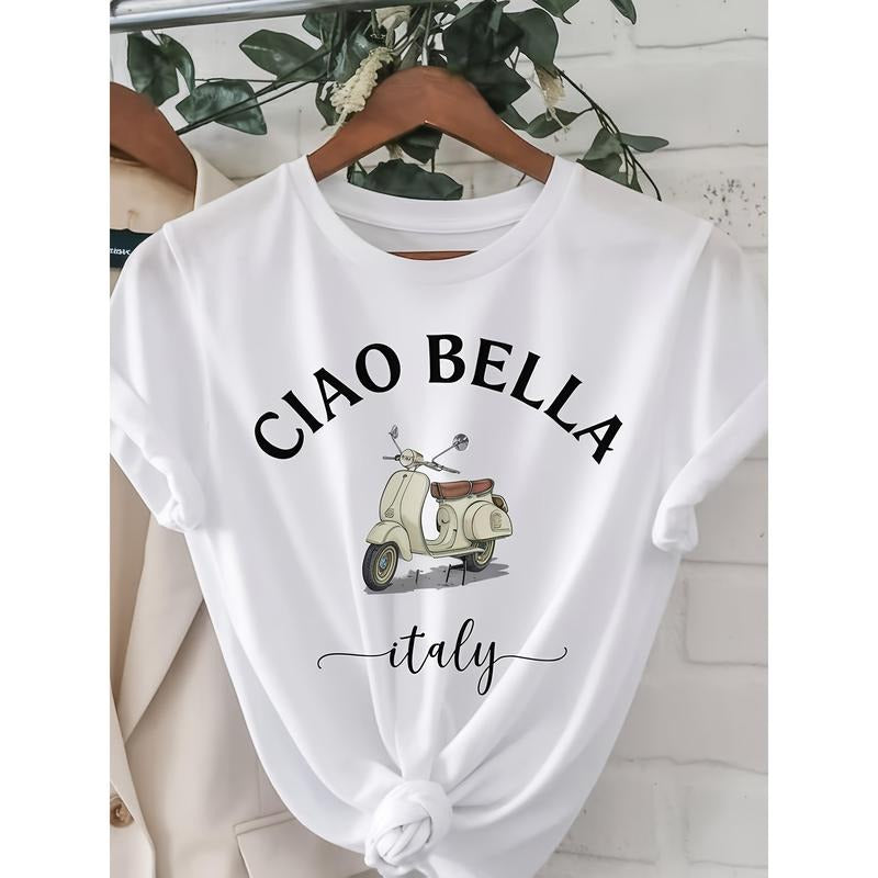 Women'S Casual T-Shirt- and Lemon Tree Print, Short Sleeve, Round Neck, Spring/Summer Top, style 02 Hoodie Sweatshirt