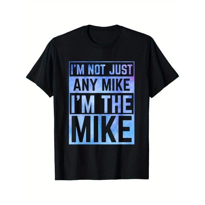 Summer t Shirts Customizable 'I'm The Mike' Funny T-Shirt