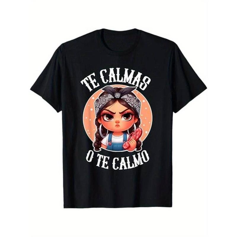 Summer t Shirts Te Calmas o te Calmo- Spanish Chancla- Sarcastic spanish Mom T-Shirt style 03 Hoodie Sweatshirt